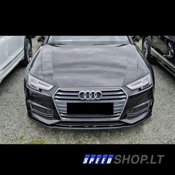 Audi A4 S-Line S4 B9 priekinio bamperio pažeminimas 